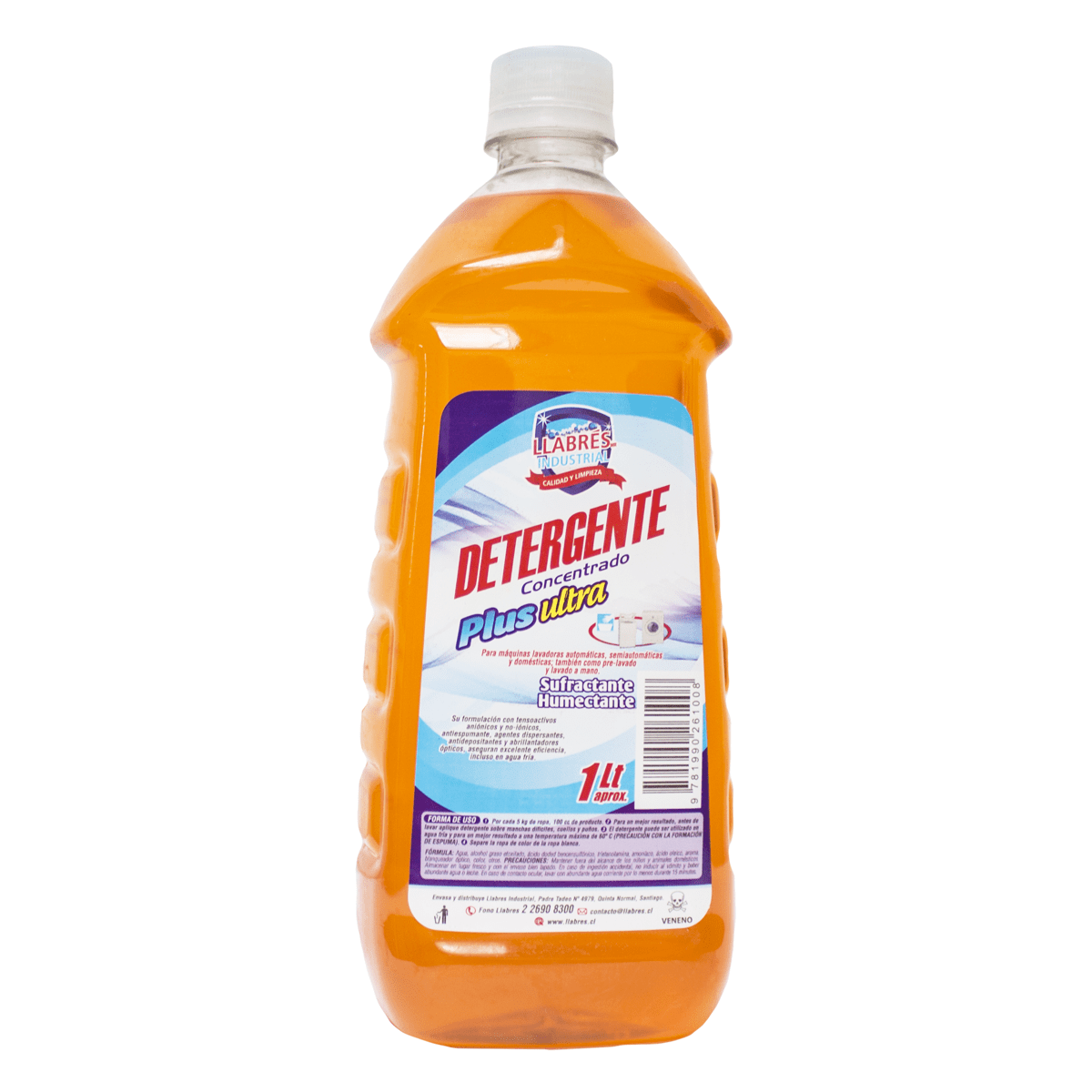 Detergente concentrado Plus Ultra 1 L.