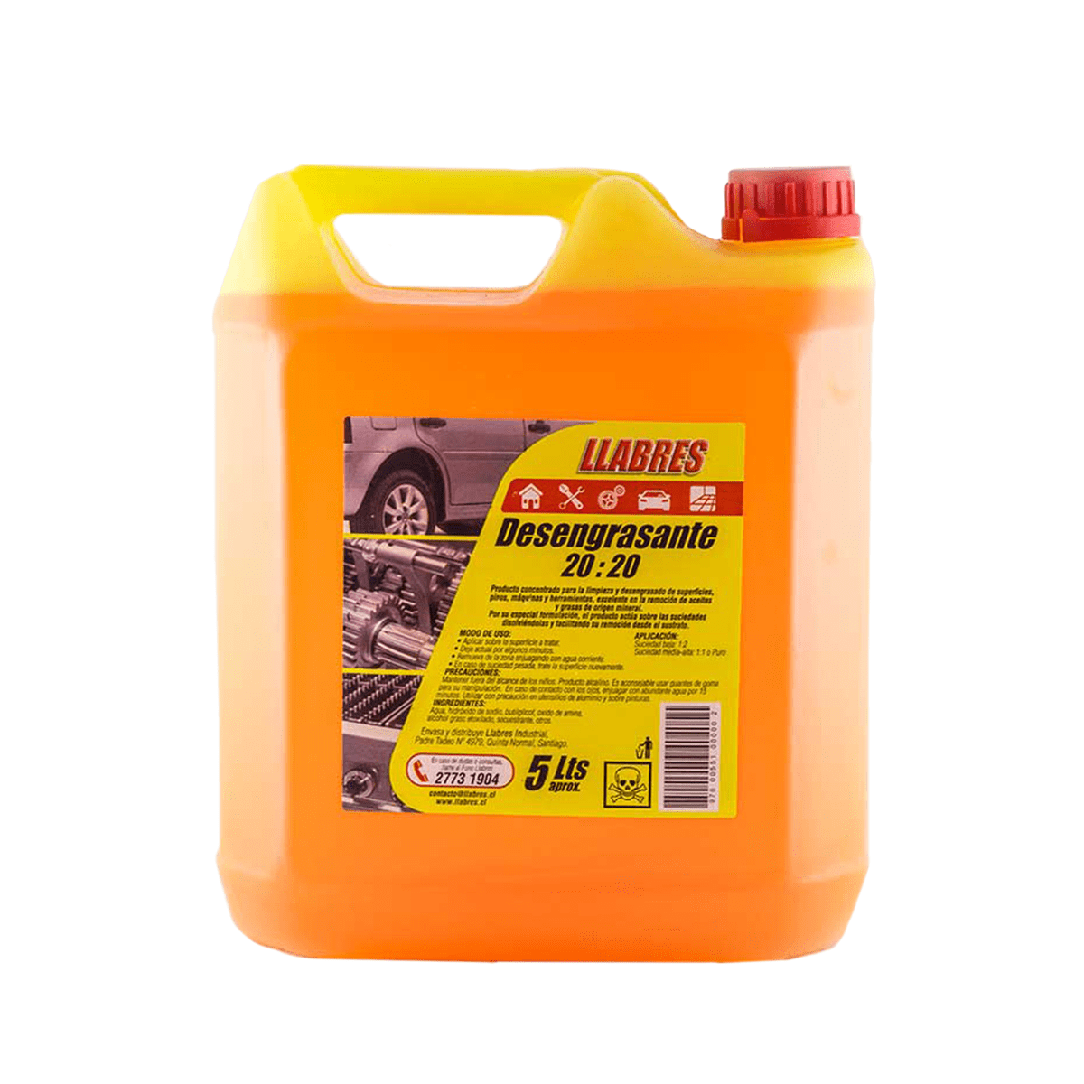 Desengrasante 20:20 5 L.