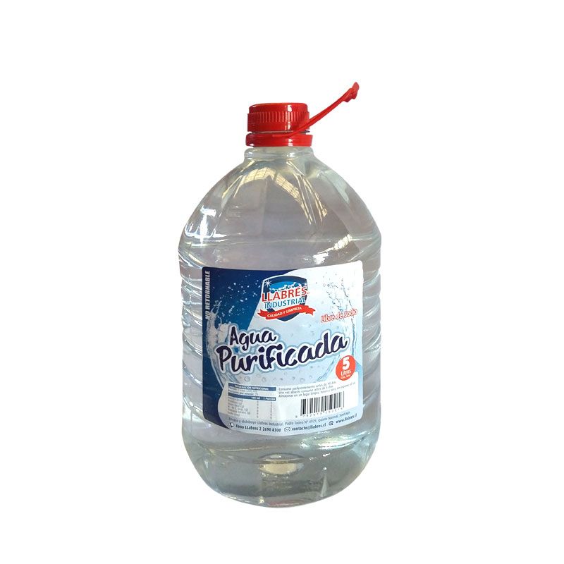 Agua Purificada 5 L.