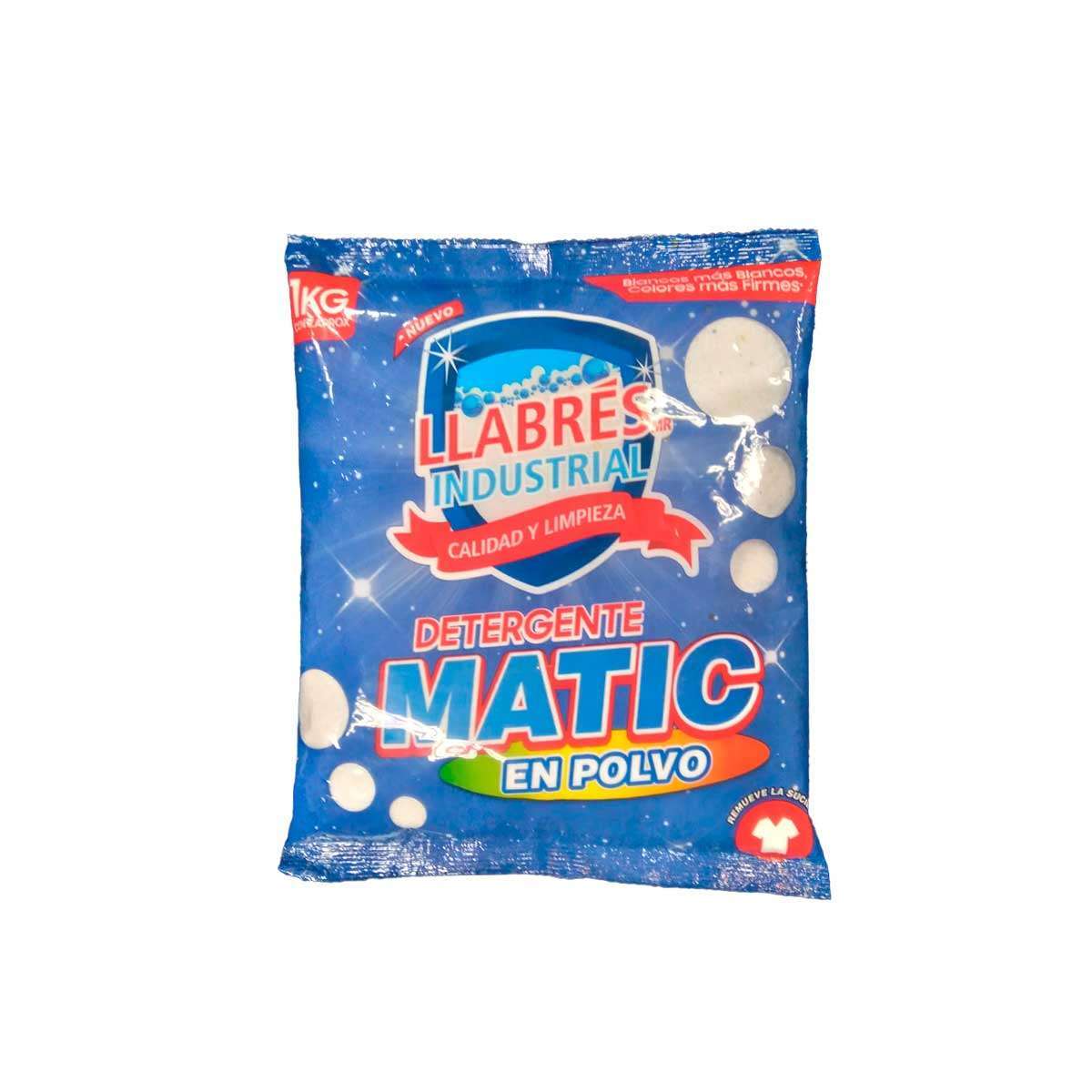 Detergente económico blanco 1 kg.