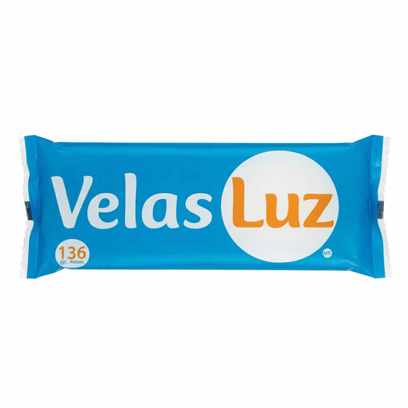 Paquete velas 4 u. 136 grs. apróx.