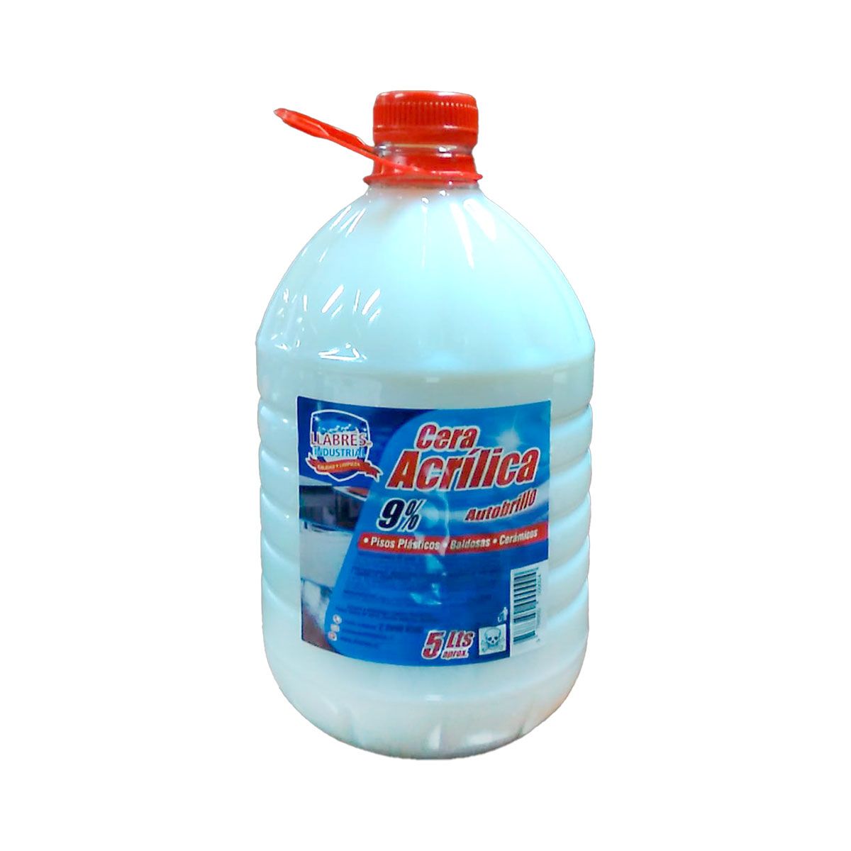 Cera autobrillo al 9%  5 L.
