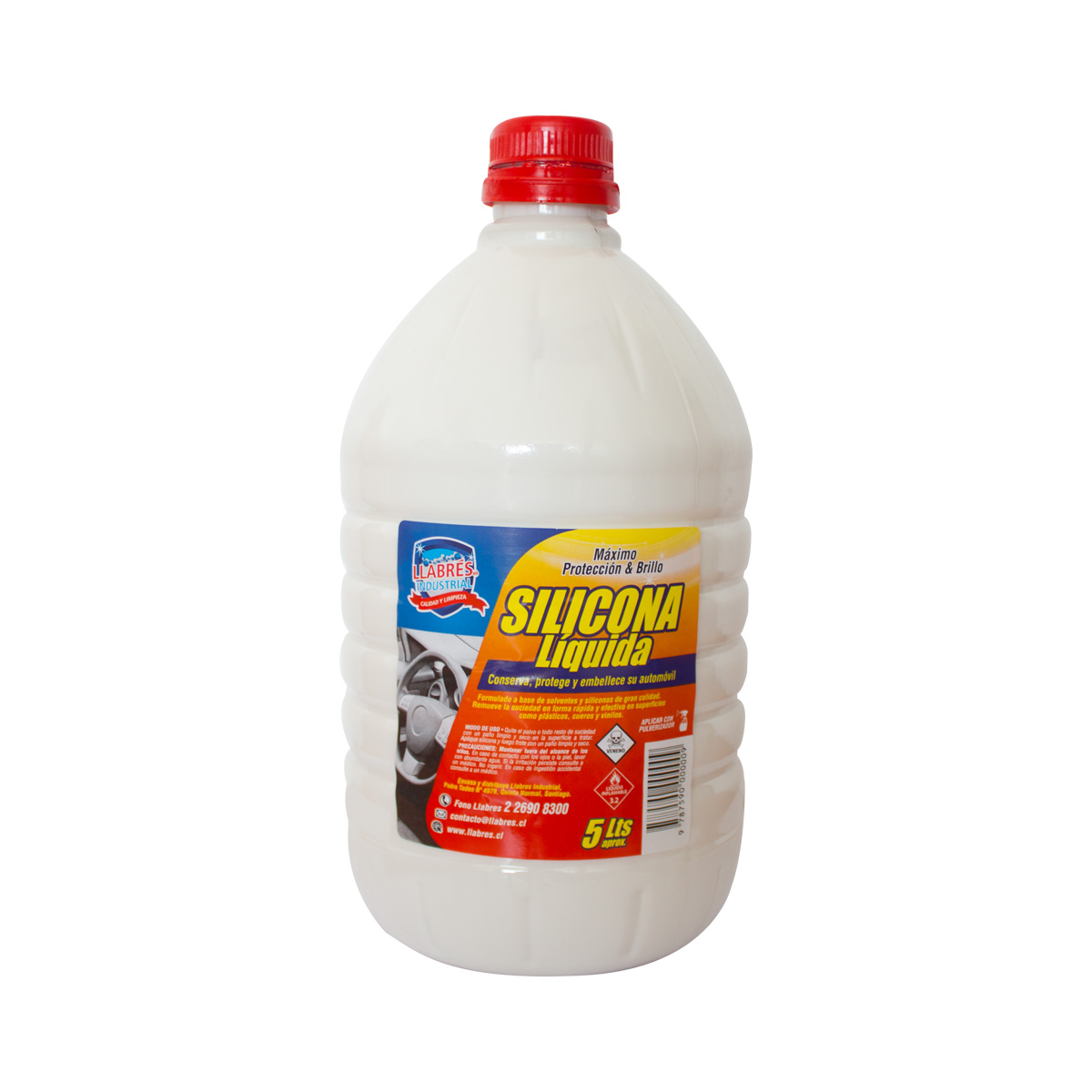 Silicona líquida 5 L.