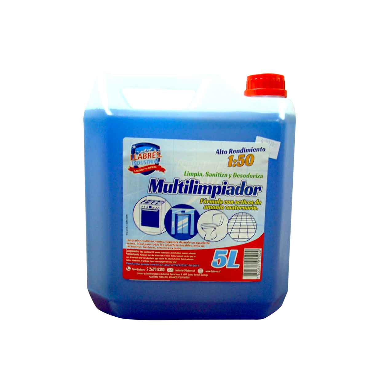 Limpiador alto rendimiento 1:50 5 L.