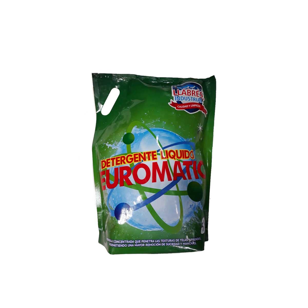 Detergente líquido Euromatic DoyPack 3 L.