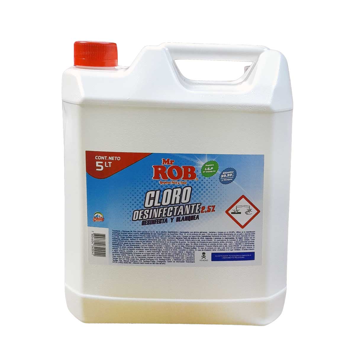 Cloro desinfectante 5 L