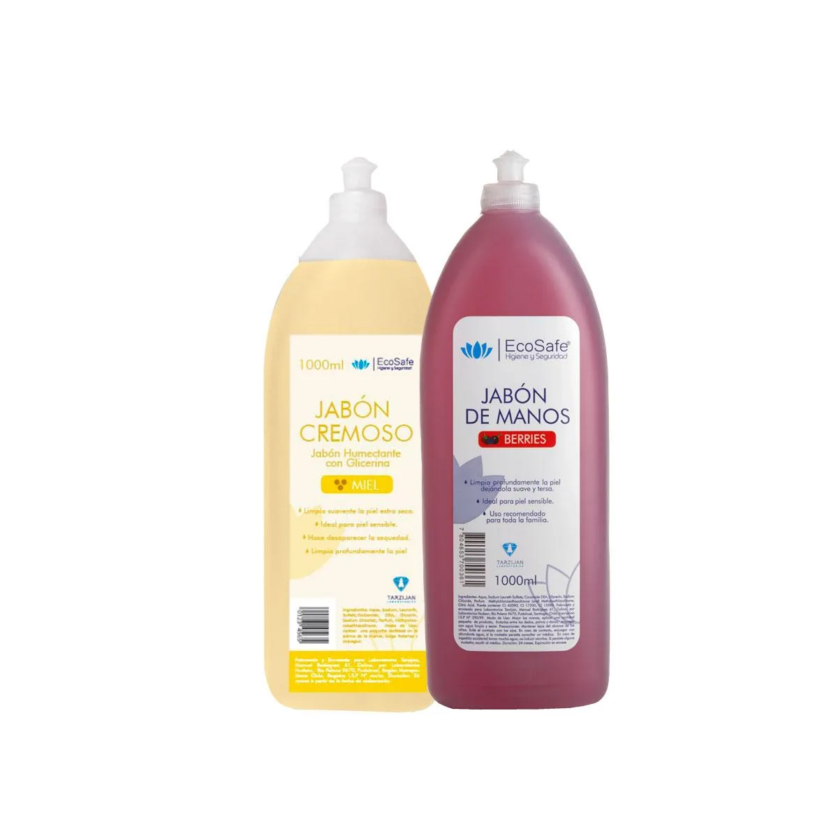 Jabón glicerina ECOSAFE 1 litro