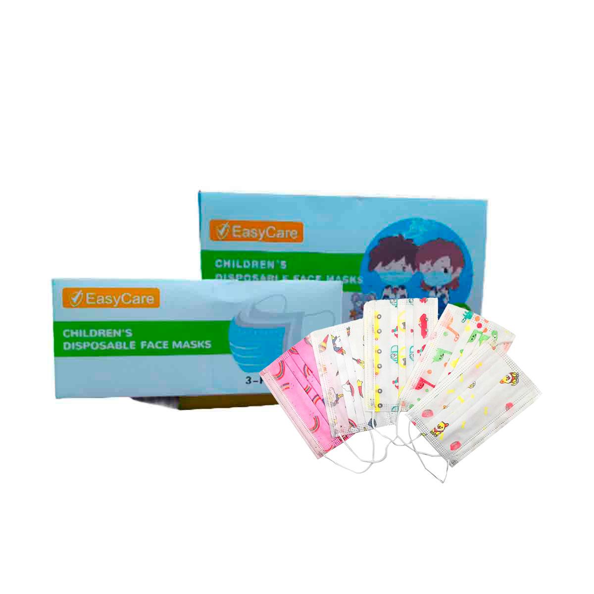 Mascarillas para niños 3 pliegues 50 unidades