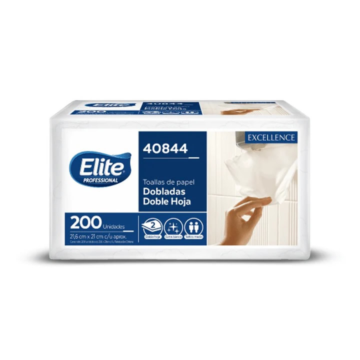 TOALLA DE PAPEL INTERFOLIADA ELITE X 200 UNIDADES