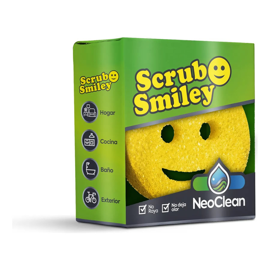 ESPONJA SCRUB SMILEY
